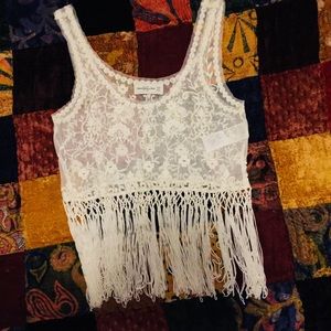 Boho embroidered top